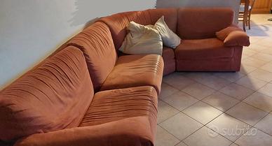 Divano artigianale in microfibra