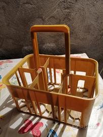 Cestelli portabottiglie in plastica rigida