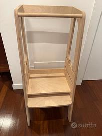 Torre montessoriana Bianconiglio kids Evo