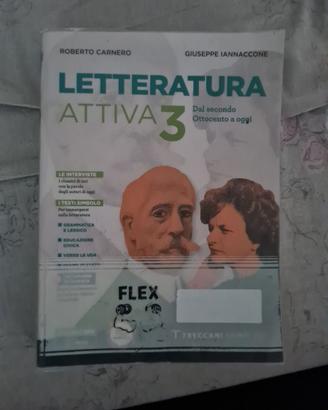 Libro di italiano superiori: Letteratura Attiva 3