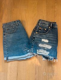 Set 2 shorts jeans Stradivarius/Pull&Bear tg 38