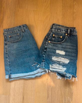 Set 2 shorts jeans Stradivarius/Pull&Bear tg 38