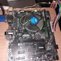 kit scheda madre MSI 1151, i3-7100, 8 giga ddr4 