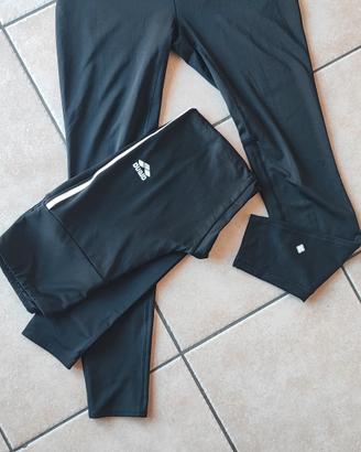 set 2 leggings sportivi (arena e Decathlon 
