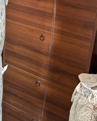 Scarpiera in legno con 4 ripiani