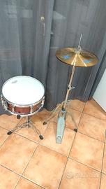 Rullante + asta charleston 