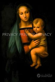RIPRO. ALTA DEFINIZIONE Tela " MADONNA con BAMBINO