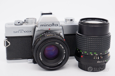 Minolta SRT 100X + MD 2/50mm + Tele Rokkor 3,5/135