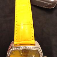 OROLOGIO GIALLO CON BRILLANTINI