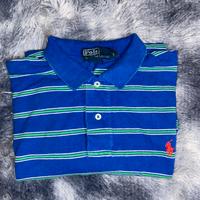 Polo Ralph Lauren a righe blu e verde