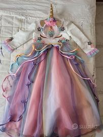 Vestito di carnevale principessa on sale unicorno