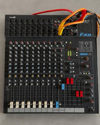 Mixer Spirit Folio FX8 effetti Lexicon