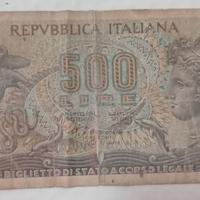 Banconota 500 Lire 1966