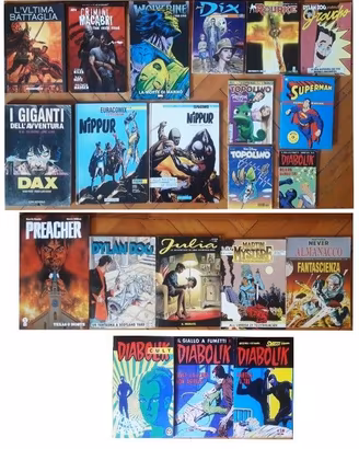 Lotto 150 fumetti misti a 20 euro- varie serie