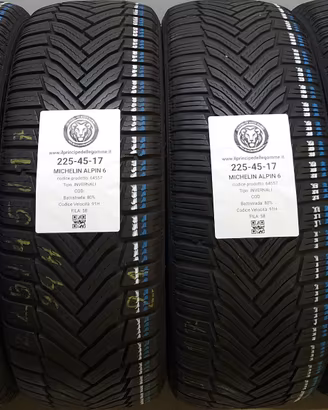 4 GOMME 225 45 17 MICHELIN A64557