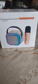 set karaoke Speaker nuovo luci led Nuovo 