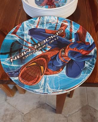 piatti bimbo spiderman