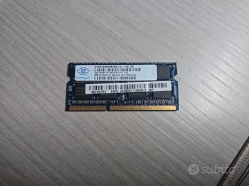 Memoria RAM 4GB DDR3 SODIMM PC3-10600S