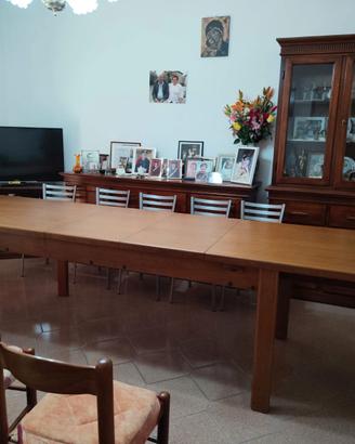 TAVOLO IN LEGNO ALLUNGABILE