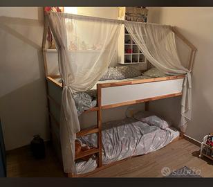 Letto a castello per bimbe o bimbi