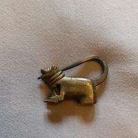 Lucchetto Vintage in Ottone