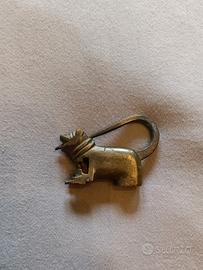 Lucchetto Vintage in Ottone