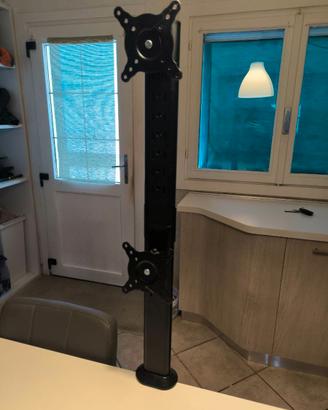 Supporto verticale doppio monitor