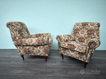Coppia di poltrone vintage anni 50