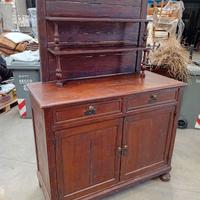 Credenza con alzata arte povera