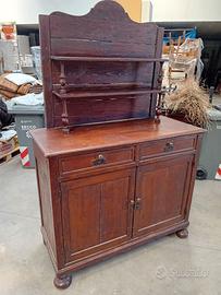 Credenza con alzata arte povera