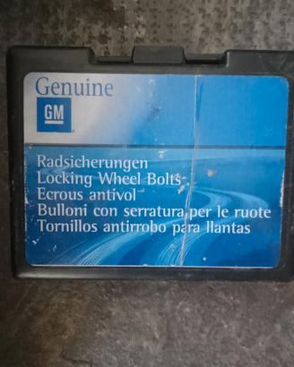 Bulloni antifurto GM OPEL Chevrolet