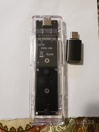 Case per hard disk M.2 NGFF type-c 3.1