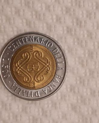 Moneta da 500 Lire (anno 1993) CENTENARIO