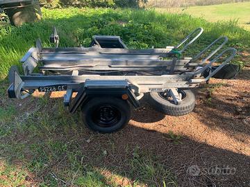 carrello rimorchio Ellebi omologato 3 moto