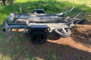 carrello rimorchio Ellebi omologato 3 moto