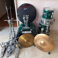 Batteria completa Yamaha + doppio pedale