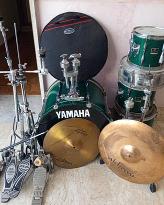 Batteria completa Yamaha + doppio pedale