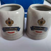 2x SET ARCOBRAU SCHNAPSGLASER MINI BOCCALE BIRRA 