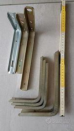 7 staffe per mensole piccole