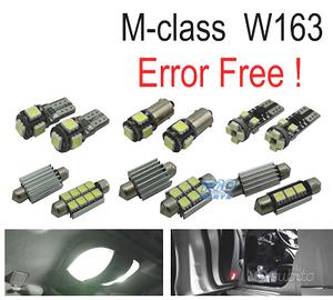 KIT 16 LAMPADE LED INTERNE PER MERCEDES CLASSE M W