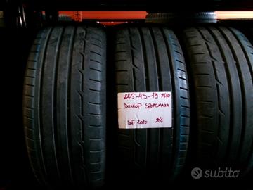 4 DUNLOP 225/45/19 96W DOT 2020 ESTIVE
