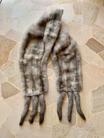 Sciarpa in visone, vintage, prodotta in Giappone