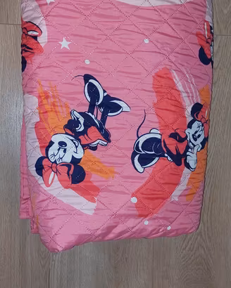 Copriletto minnie per letto singolo 