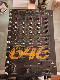 GEMINI PS-646 Pro MIXER Serie Platino