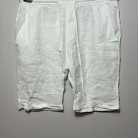 Shorts Uomo Lino Bianco