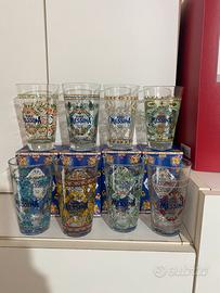 Birra messina 8 bicchieri tributo artisti sicilian