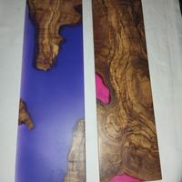 Wrist rester poggiapolsi resina e legno x tastiera