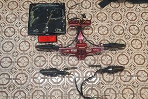 Kit Frecce Led + porta targa universale moto