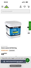 Pastiglie  cloro 4 azioni axton
