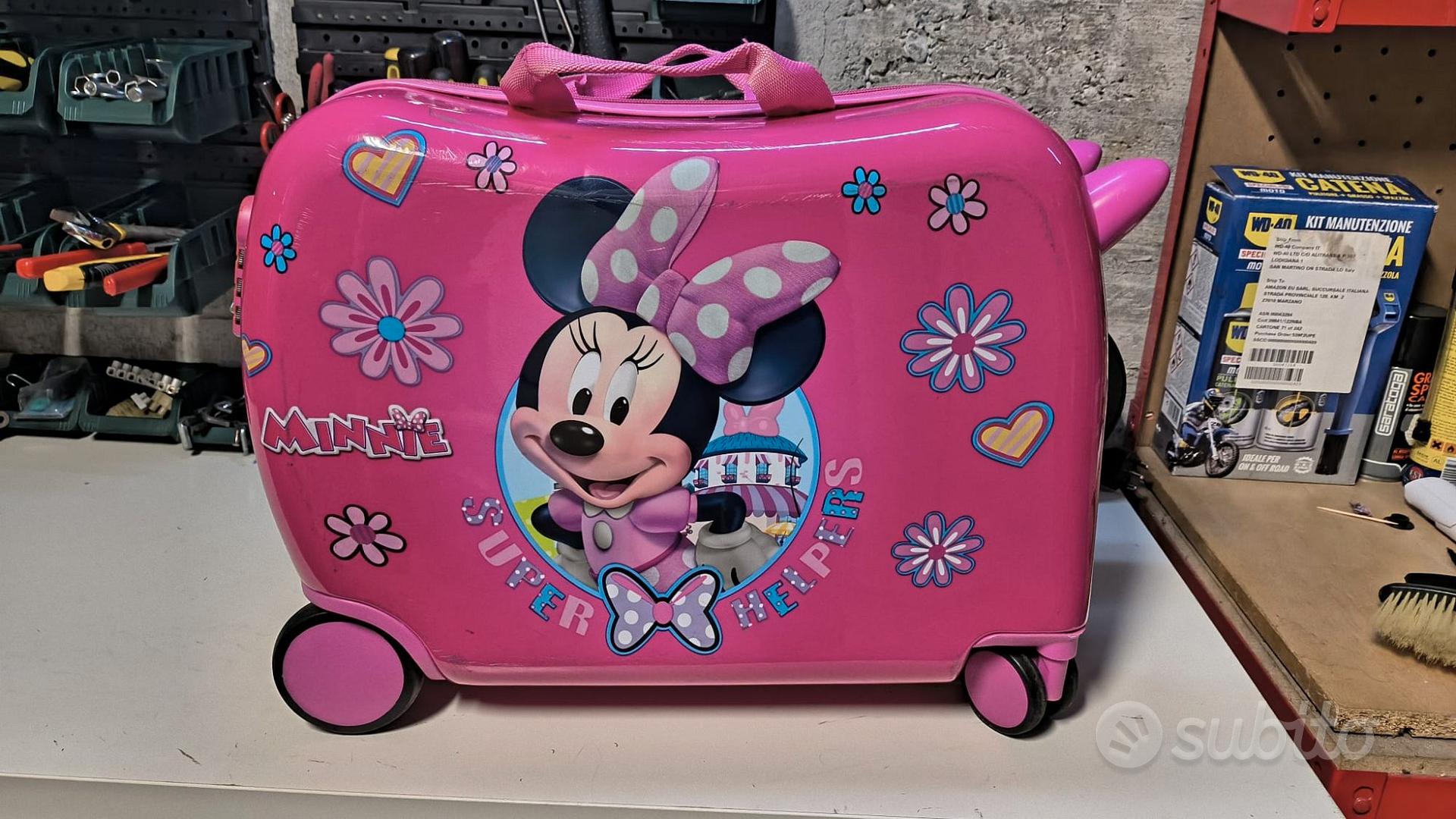 TROLLEY CAVALCABILE MINNIE DISNEY VALIGIA IN ABS Tutto per i